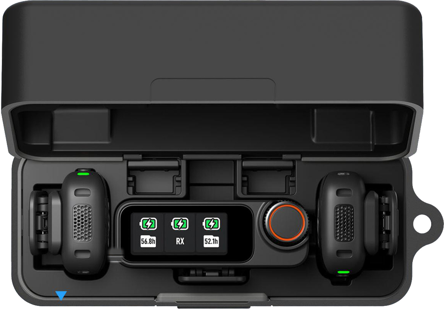 PULUZ szilikon töltő tok védőburkolat DJI Mic 3 (fekete) tok-2