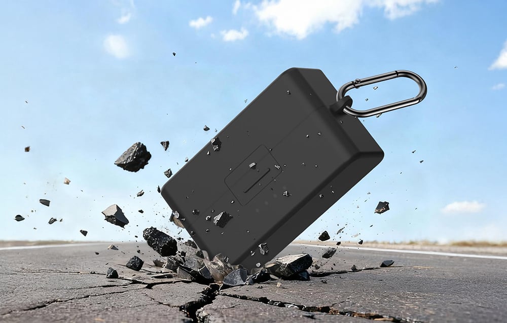 PULUZ szilikon töltő tok védőburkolat DJI Mic 3 (fekete) tok-4