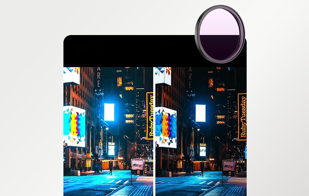 Szűrőkészlet DJI Action 6-hoz (CPL/MCUV/ND8/16/32/64/Fényszennyeződés LPR/Fekete Köd 1/4)-3