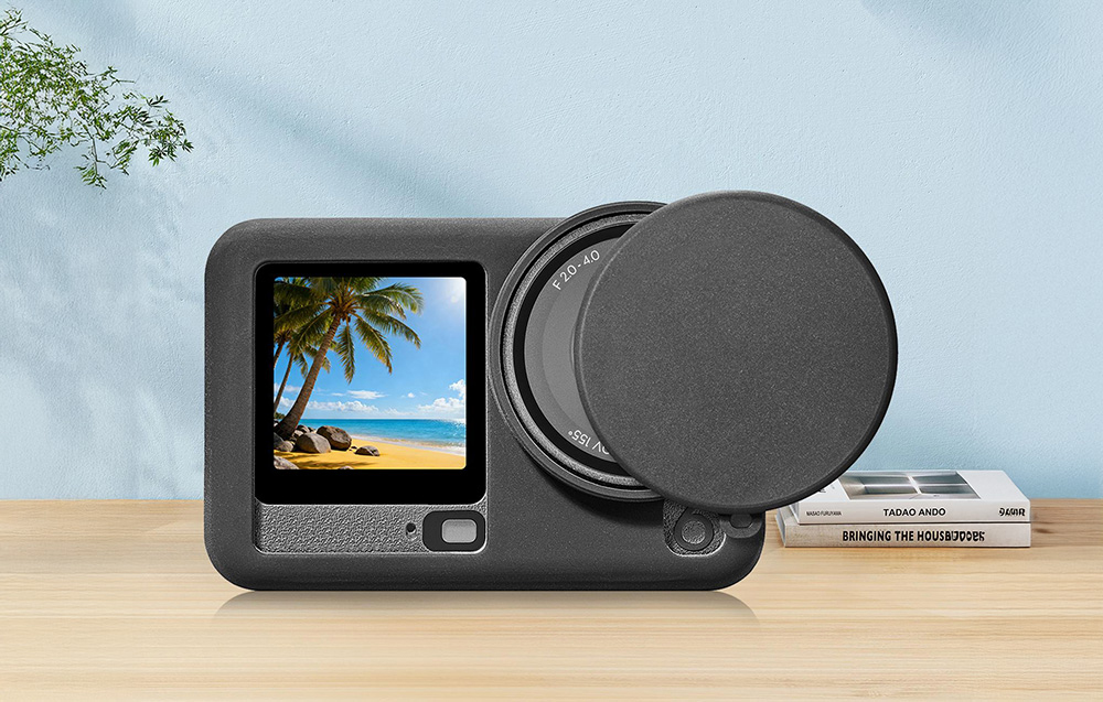 Puluz szilikon védőtok pánttal DJI Osmo Action 6-hoz tok-5