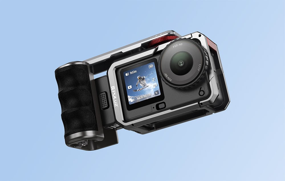 Puluz Titán bővítő ketrec fogantyúval és további csatlakozókkal DJI Osmo Action 6-hoz-5