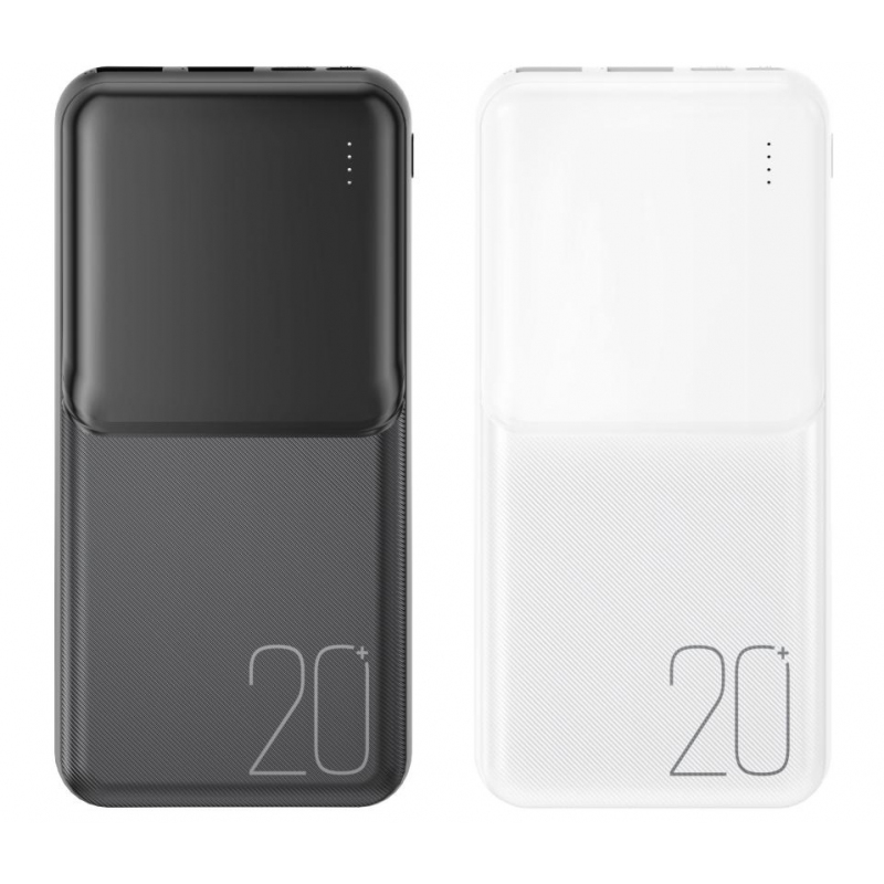 Powerbank XO DESIGN PR252, 20000mAh, 10.5W, Fekete-1