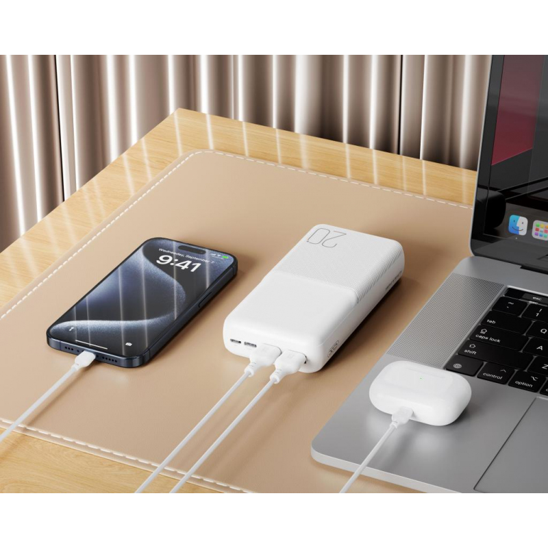 Powerbank XO DESIGN PR252, 20000mAh, 10.5W, Fekete-3