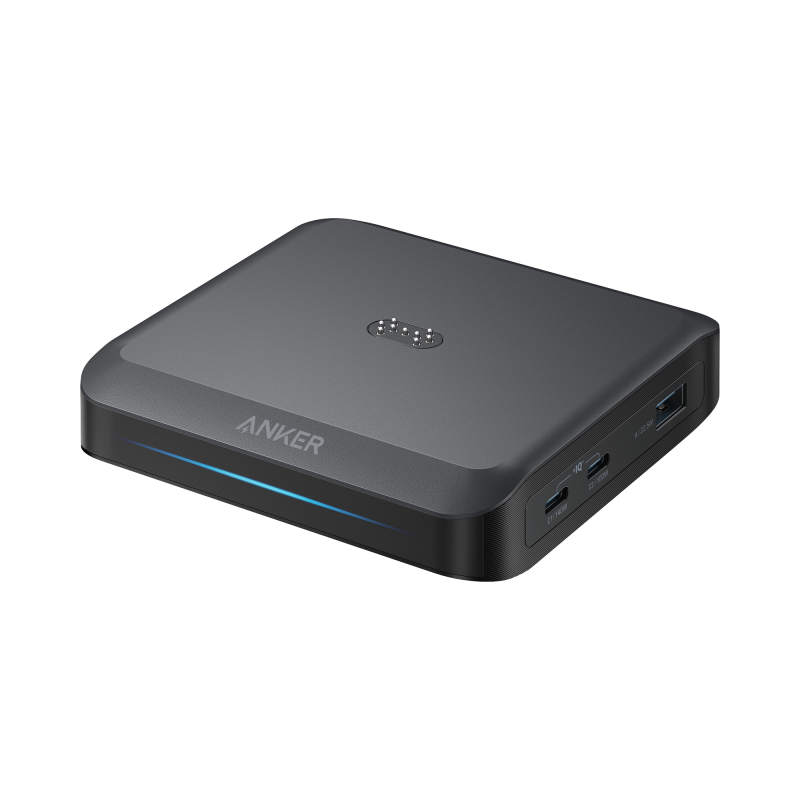 Anker Asztali Töltő Powerbank Prime, 150W, 5A, 1 x Pogo Pin - 1 x USB-A - 2 x USB-C, Fekete A1903G11-0