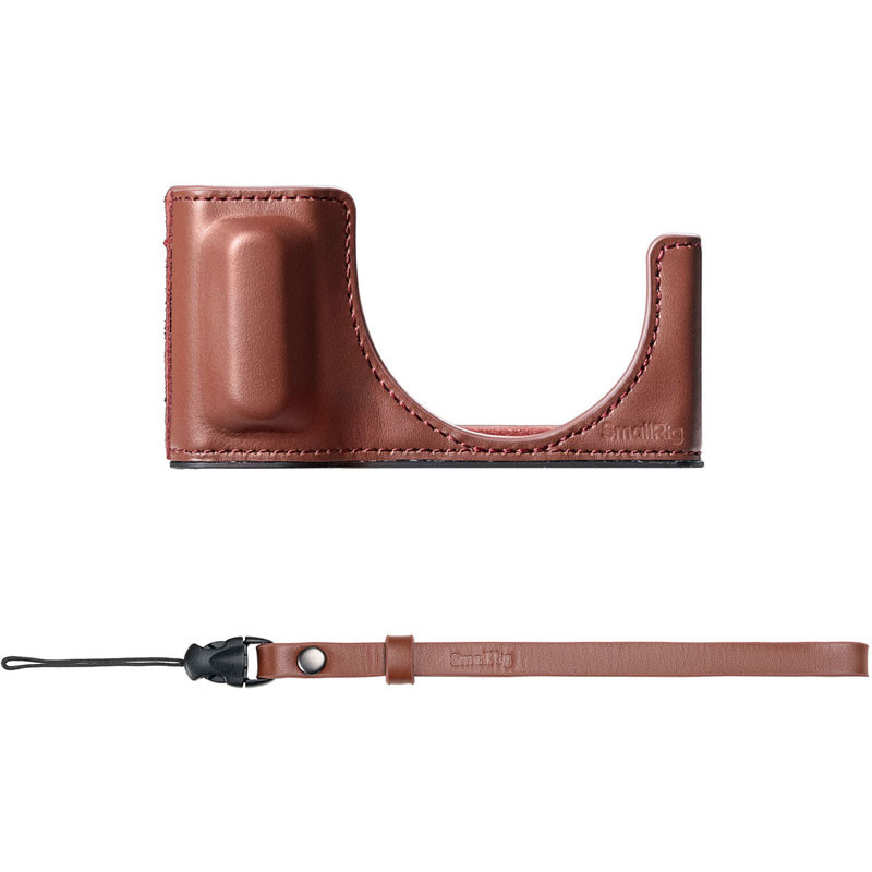 Smallrig 5678 Leather Case Kit for Ricoh GR IV / GR III / GR IIIX / GR III HDF / GR IIIX HDF (Red)-0