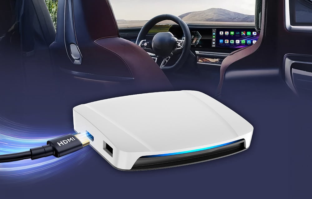 Carlinkit Tbox UHD vezeték nélküli CarPlay és Android adapter USB-A csatlakozóval-5