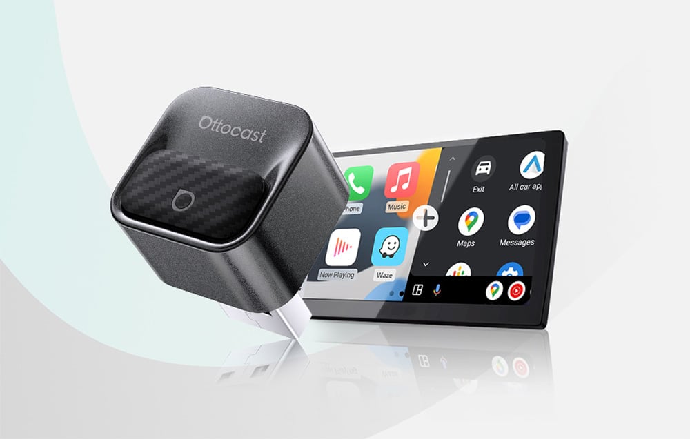 Ottocast CA525-T3 vezeték nélküli CarPlay és Android Auto adapter-2