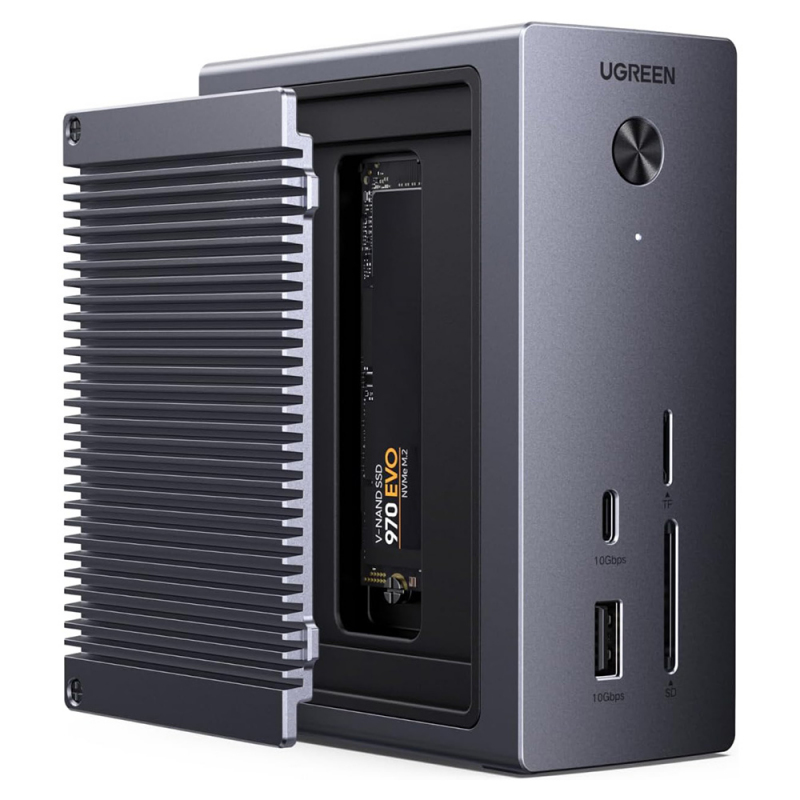 Hub UGREEN CM923 (55735), 10in1, Szürke-0