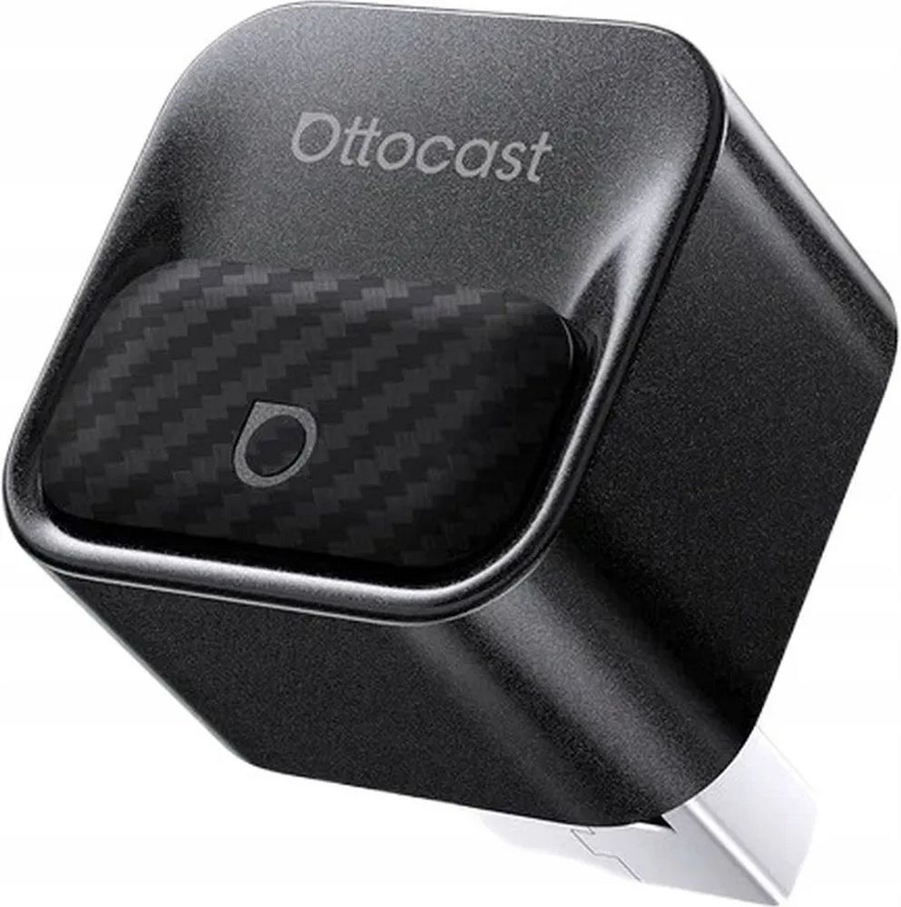 Fekete OTTOCAST CA525-T vezeték nélküli autós adapter-0
