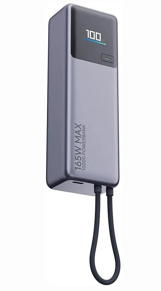 Powerbank Xiaomi, 10000mAh, 165W, PD, Szürke (PB1165MI) gyári-1