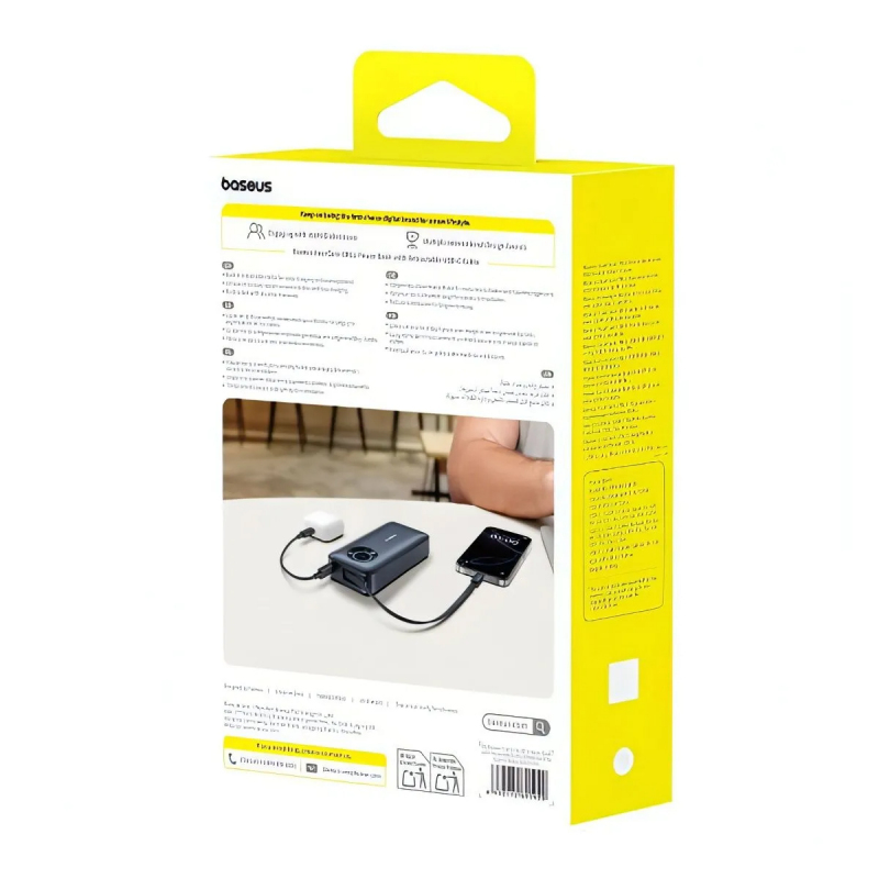 Powerbank Baseus EnerCore CR11, 20000mAh, 67W, PD, Fekete E0027H00-9