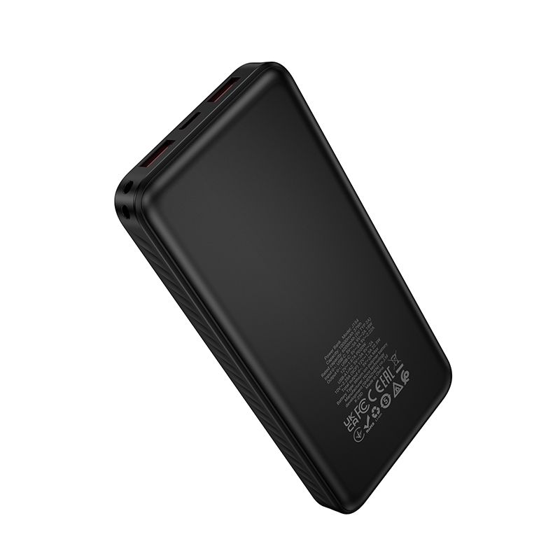 Powerbank Hoco 10000 mAh QC PD 22,5W J154 fekete-0