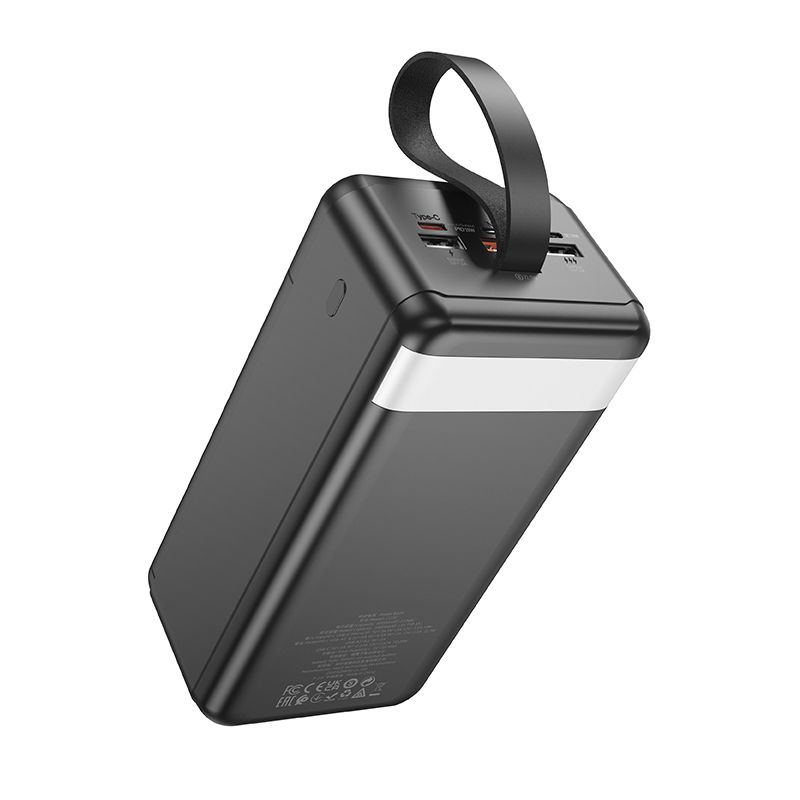 Hoco J123C 60000 mAh QC PD 3A 22,5W powerbank fekete-5