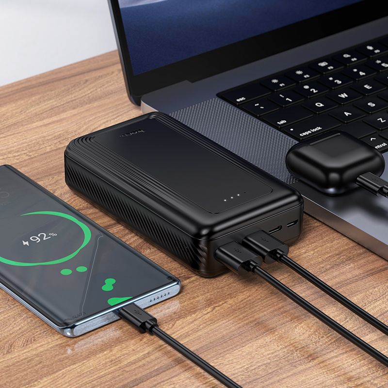 Hoco 20000 mAh 2A J165A powerbank fekete-5