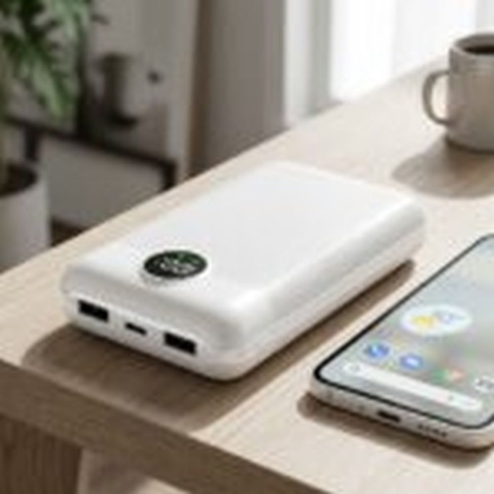 Veger S20 (W2081) PD QC3.0 2A 22,5W 20000 mAh fehér Powerbank-4