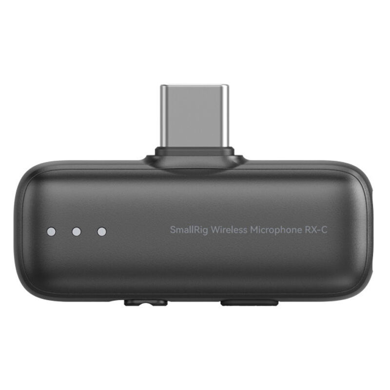 Smallrig 5717 S70-C2 Wireless Microphone with USB-C Adapter for Phones (Black)-5