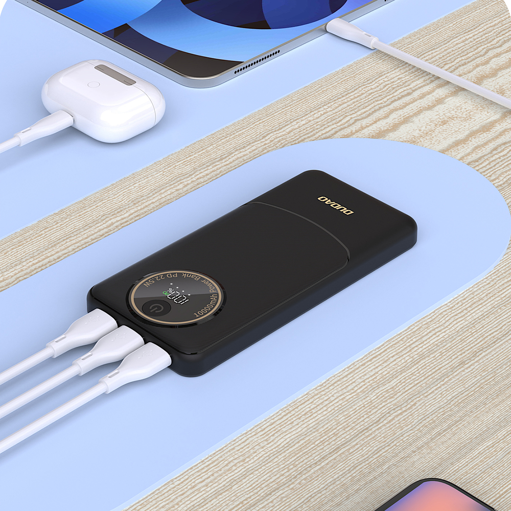 Powerbank Dudao K12 10000mAh PD22.5W USB-A, USB-C - fehér-1