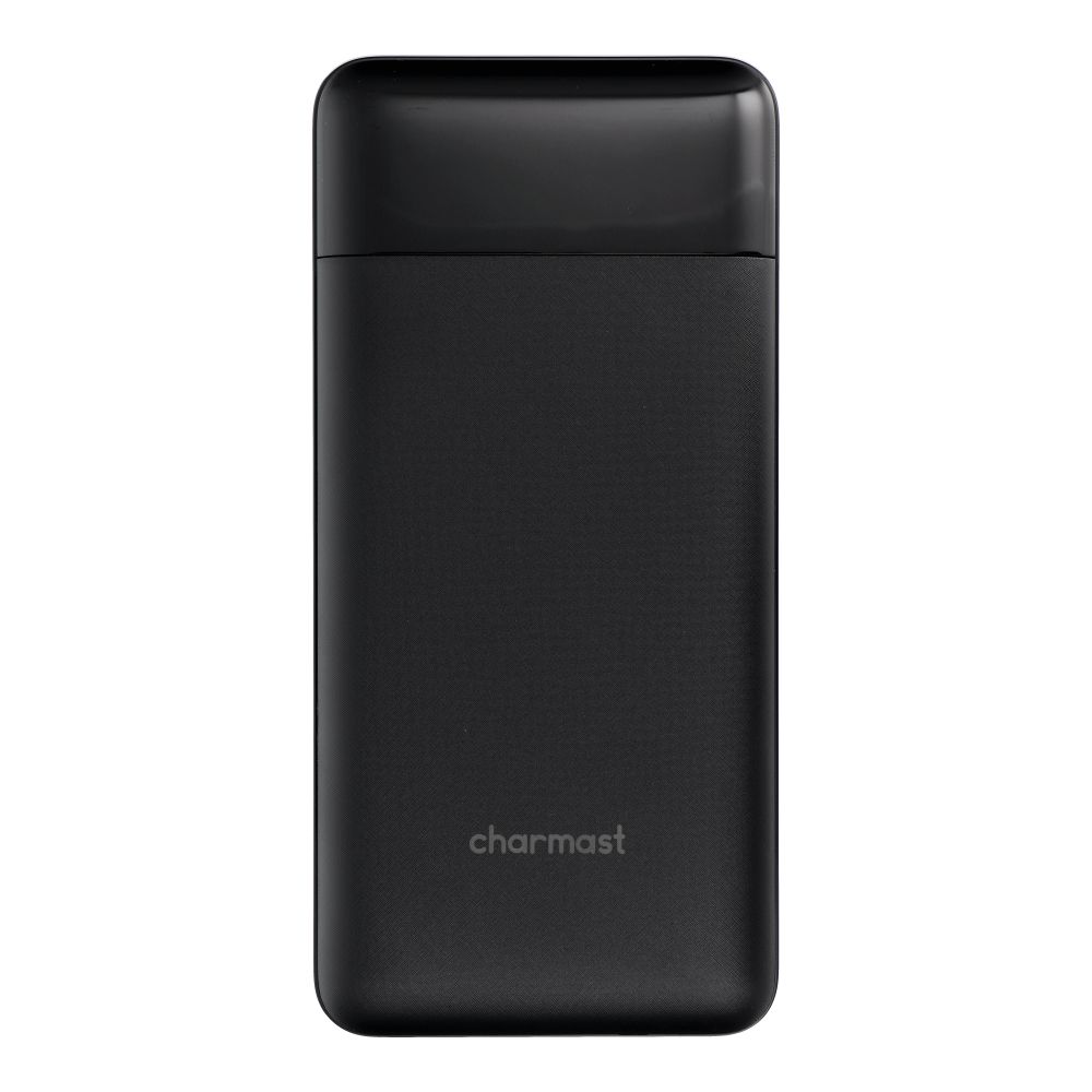 Charmast W2089 PD3.0 3A 22,5W 20000 mAh powerbank beépített USB-A / USB-C / Lightning / Micro USB kábelekkel fekete-3