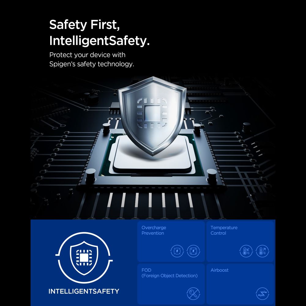 Spigen EA2205MQ Essential MagSafe Power Bank 5000mAh 22.5W Qi2 fekete-6