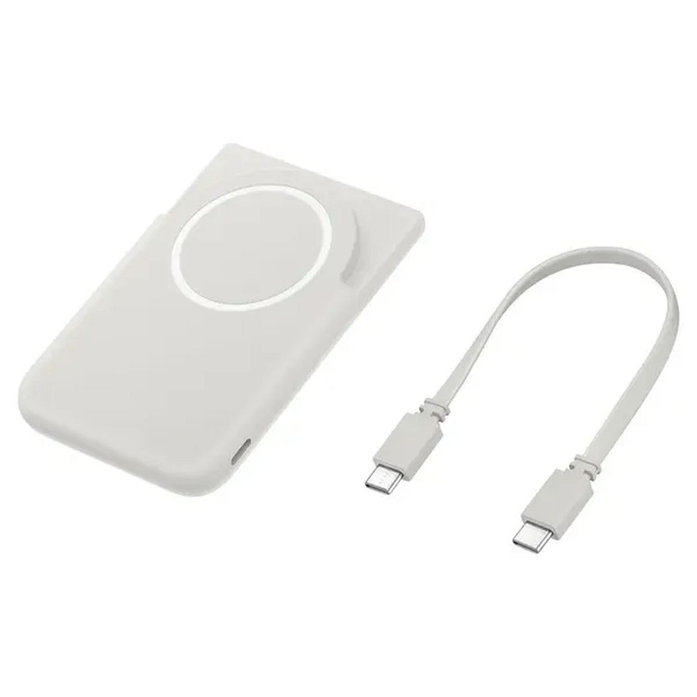 Samsung Powerbank vezeték nélküli mágneses EB-U2500XJ 5000 mAh 25W Qi2 USB-C szürke-0