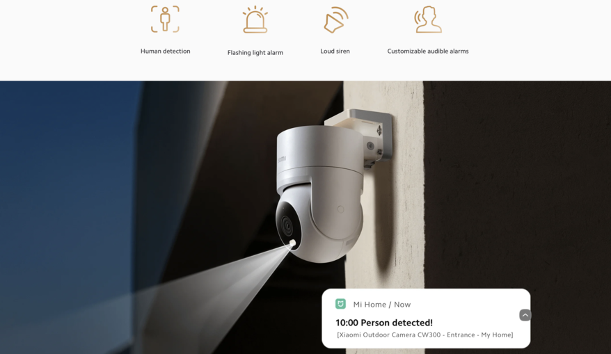 Xiaomi Kültéri Kamera CW300 Fehér EU BHR8097EU-5