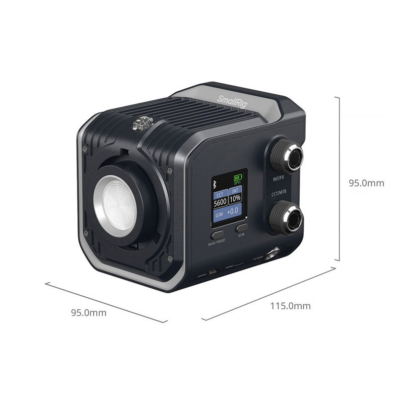 Smallrig 5380 RC 100C COB LED Video Light (Ink Blue / Pro Version / EU)-3