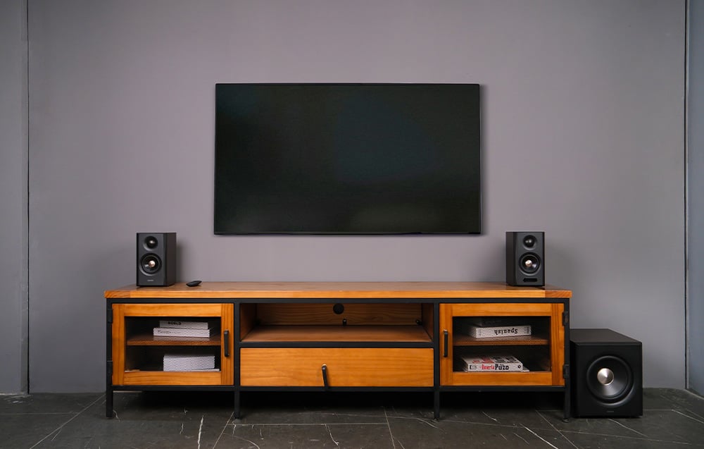 Edifier S355DB diófa 2.1 hangszórók-7