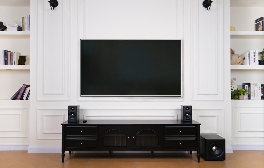 Edifier S355DB diófa 2.1 hangszórók-6