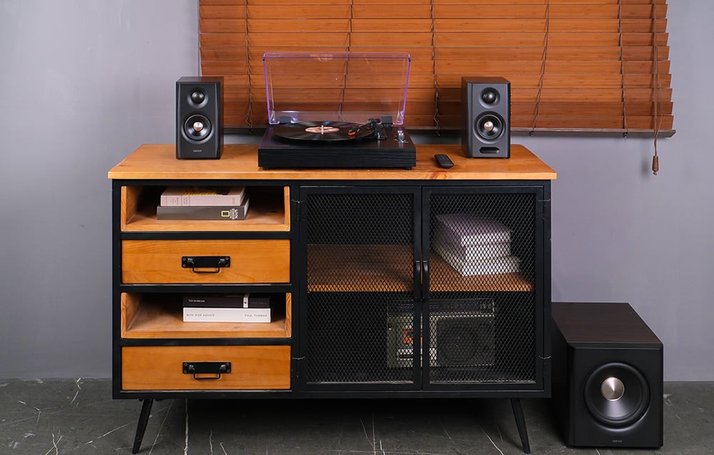 Edifier S355DB diófa 2.1 hangszórók-3
