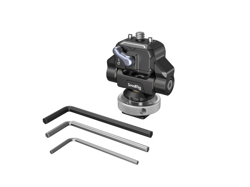 SmallRig Drop-In Hawklock Mini Quick Release Monitor Mount with Cold Shoe 3514-2
