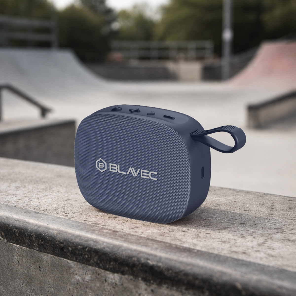 Blavec Hordozható Bluetooth Hangszóró TWS WS-06 Go Play - 6W (WS06-N) tengerészkék-5