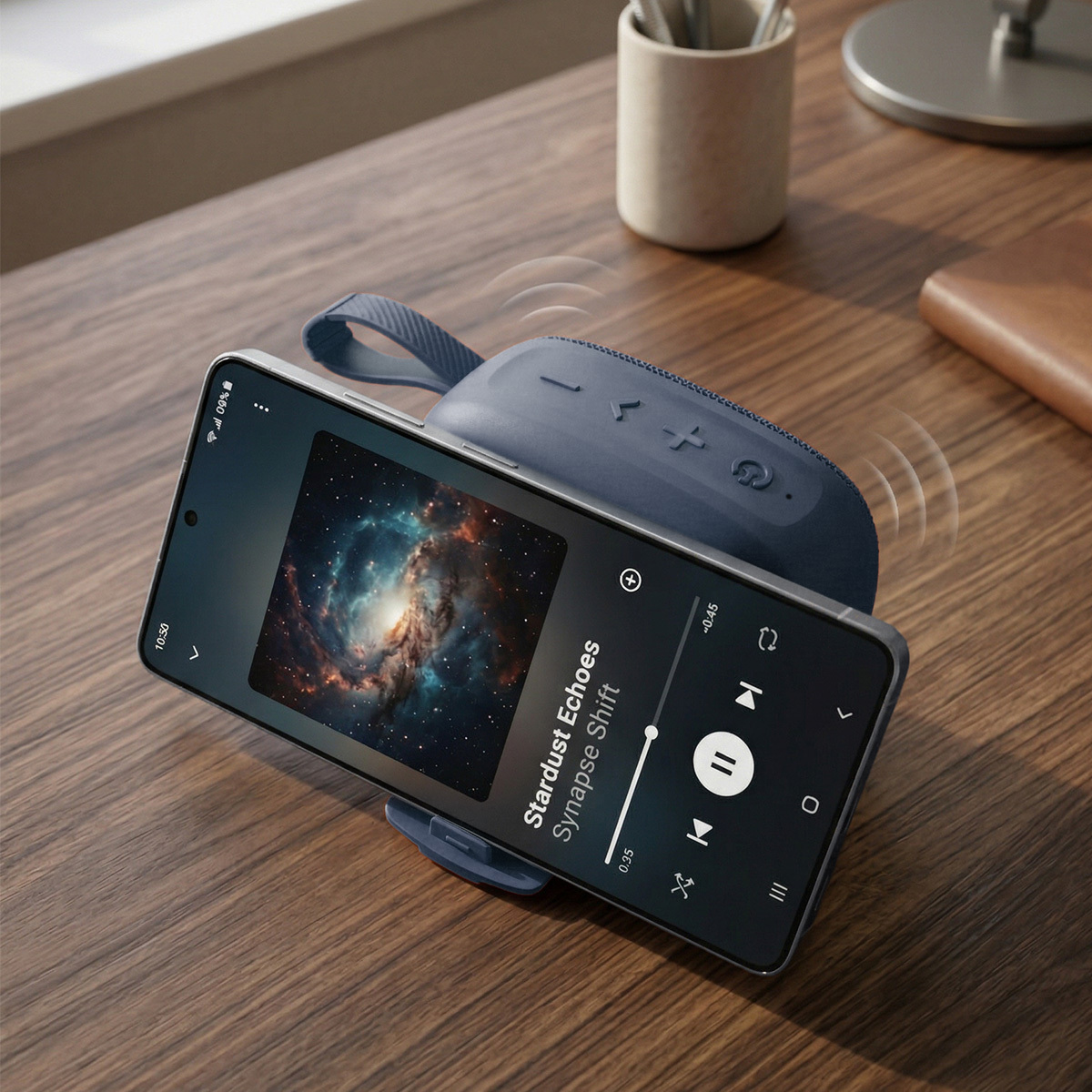 Blavec Hordozható Bluetooth Hangszóró TWS WS-06 Go Play - 6W (WS06-N) tengerészkék-4