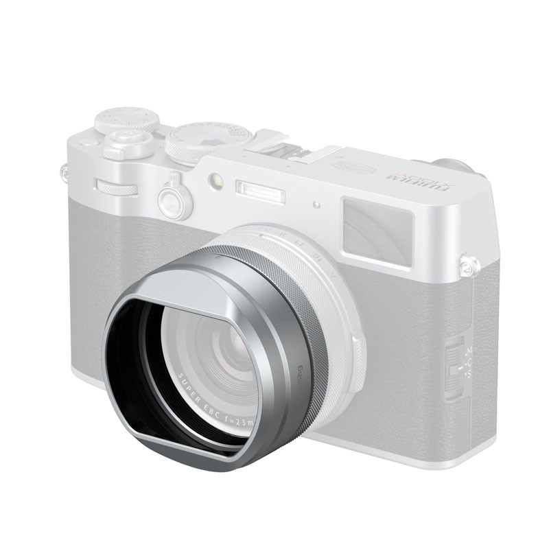 Smallrig 5849 Lens Hood for Fujifilm X100VI / X100V (Silver)-0