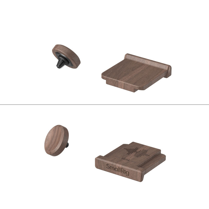 Smallrig 6239 Hot Shoe Cover for Fujifilm Cameras (Walnut)-1