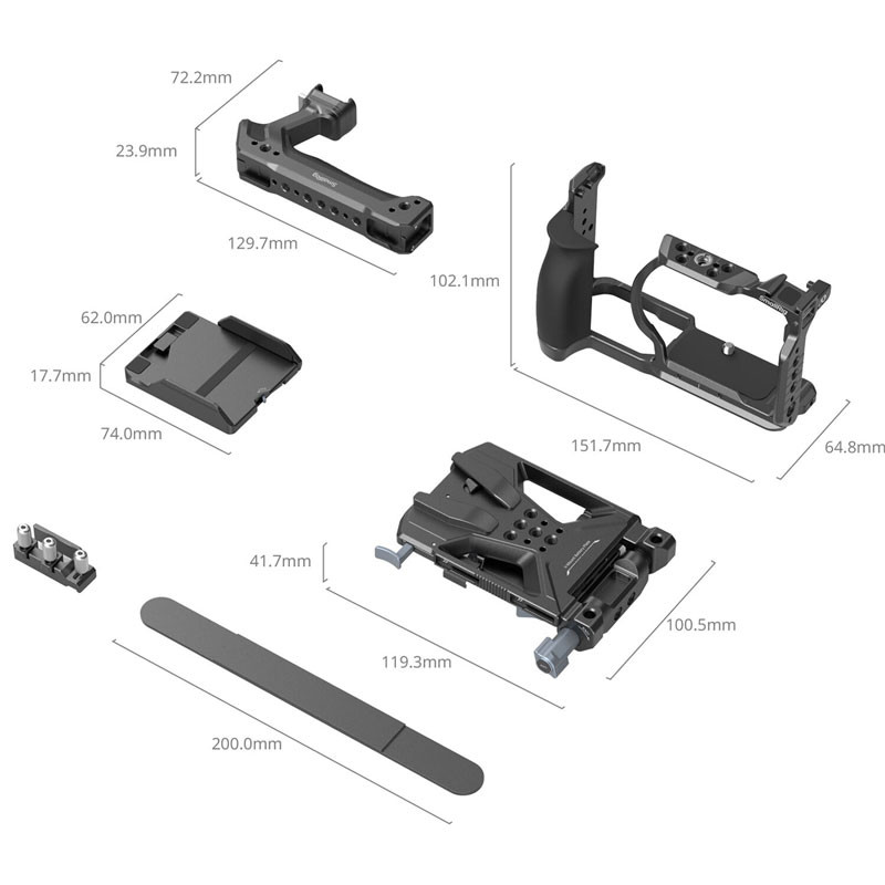 Smallrig 6113 Hawklock Quick Release Cage Kit for Nikon ZR-2