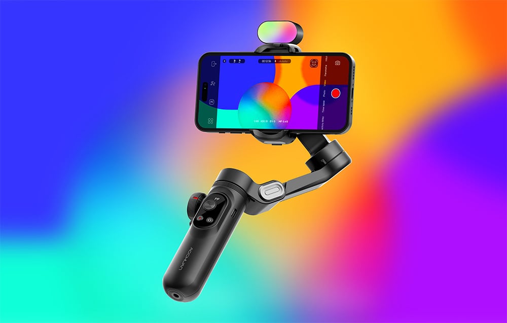 Gimbal AOCHUAN X Pro RGB (fekete)-6