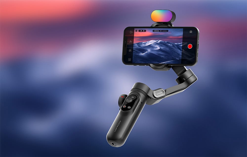 Gimbal AOCHUAN X Pro RGB (fekete)-4