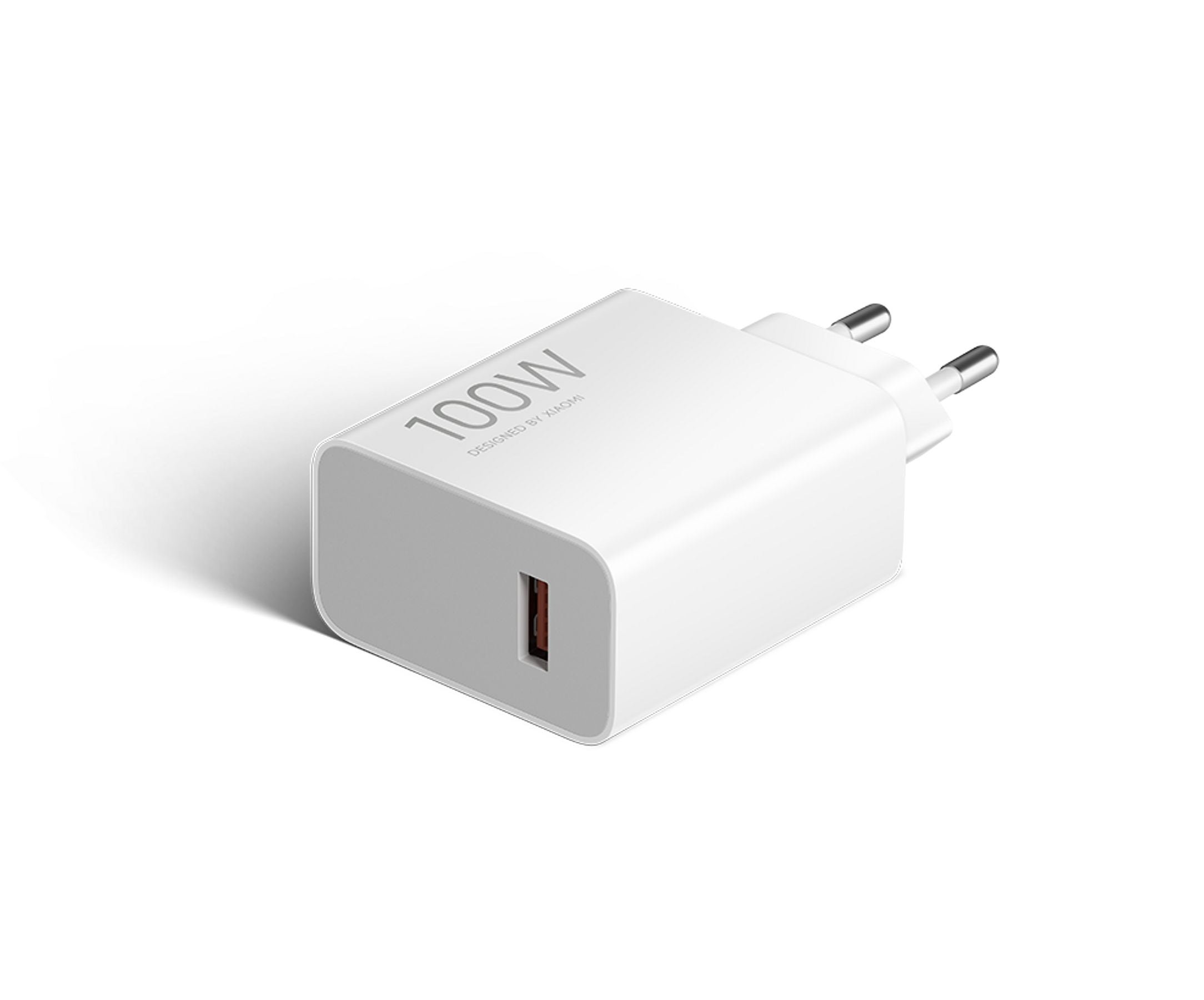 Xiaomi MDY-19-ER USB-A 100W Utazó töltő + Adatkábel 6A USB-C Fehér-1