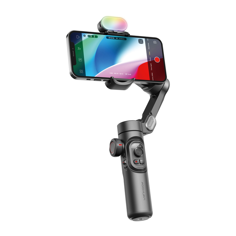 Gimbal AOCHUAN XE RGB (fekete)-10