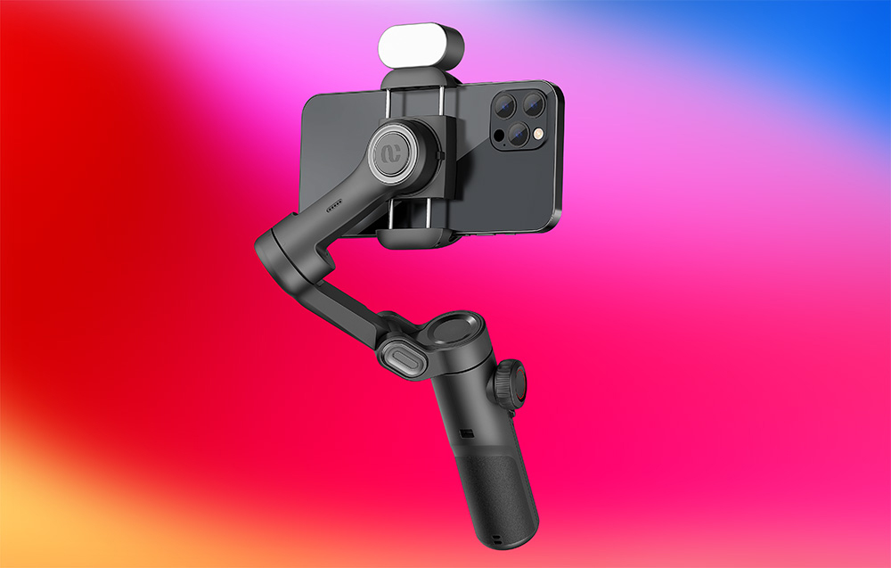 Gimbal AOCHUAN XE RGB (fekete)-11
