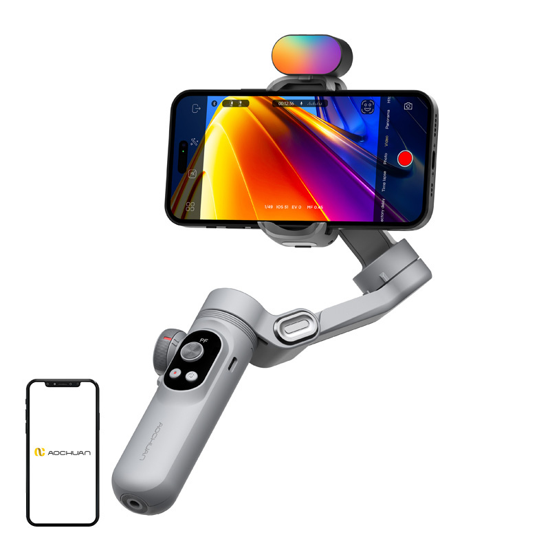AOCHUAN Smart X Pro RGB (szürke) gimbal-0