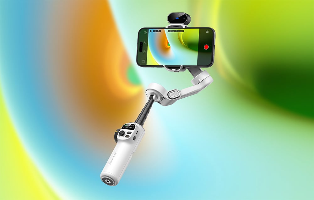 AOCHUAN X2 gimbal (fehér)-7