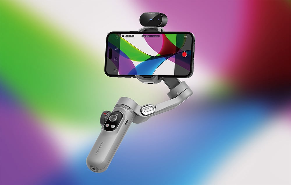 AOCHUAN X Pro gimbal (szürke)-7