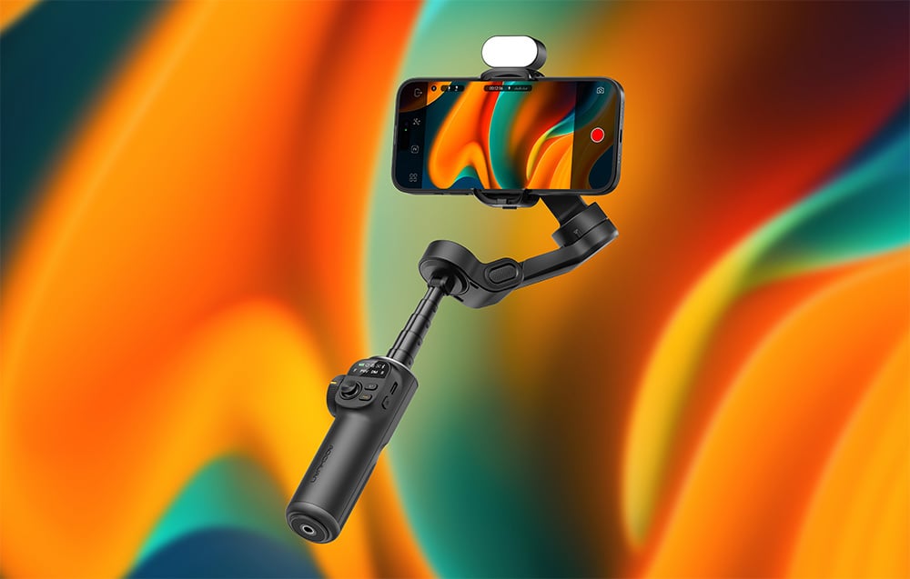 Gimbal AOCHUAN X2 RGB (fekete)-7