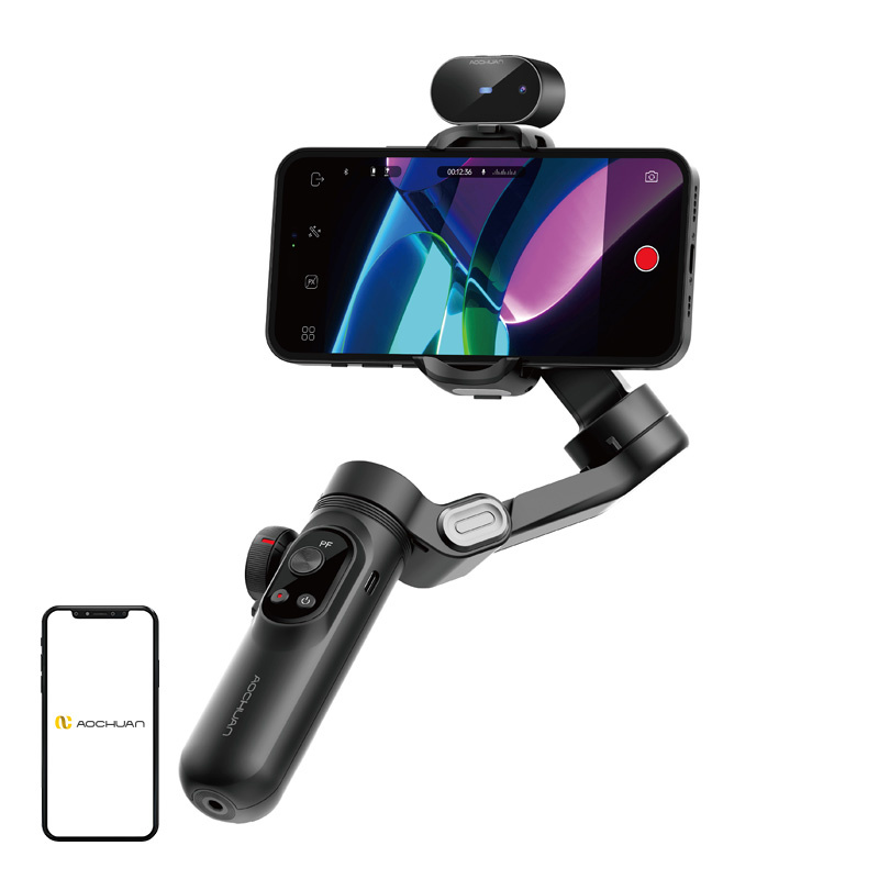 Gimbal AOCHUAN X Pro (fekete)-0