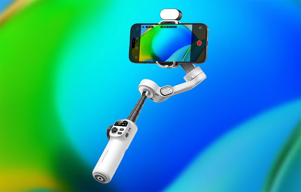 AOCHUAN X2 RGB (fehér) gimbal-8