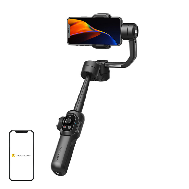 Gimbal AOCHUAN S2 (fekete)-0
