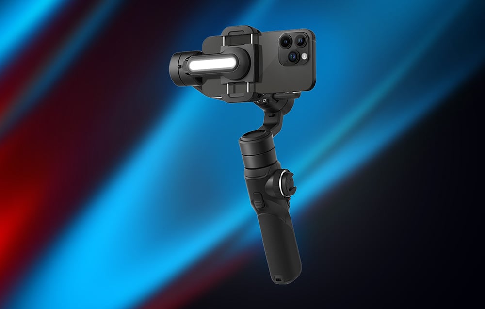 Gimbal AOCHUAN S2 (fekete)-7