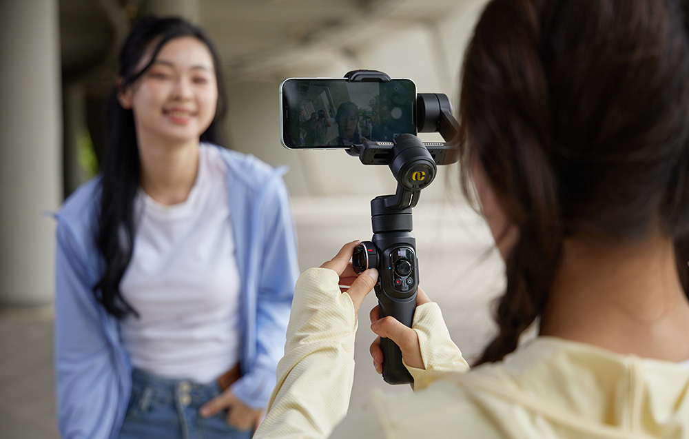 Gimbal AOCHUAN S2 (fekete)-6
