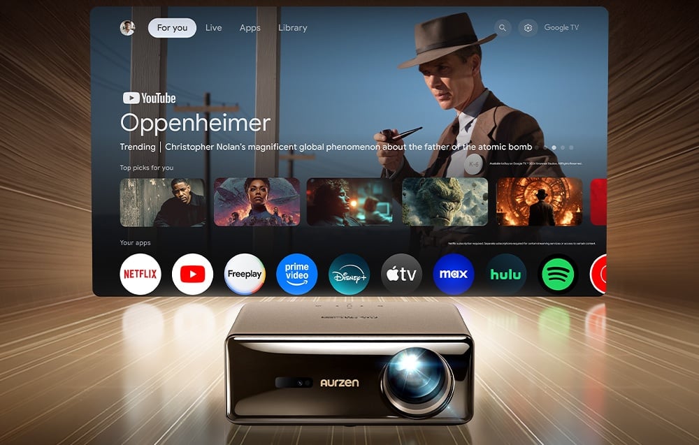Aurzen Eazze D1 Max projektor-5
